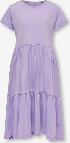 KIDS ONLY - Vestido em roxo: frente