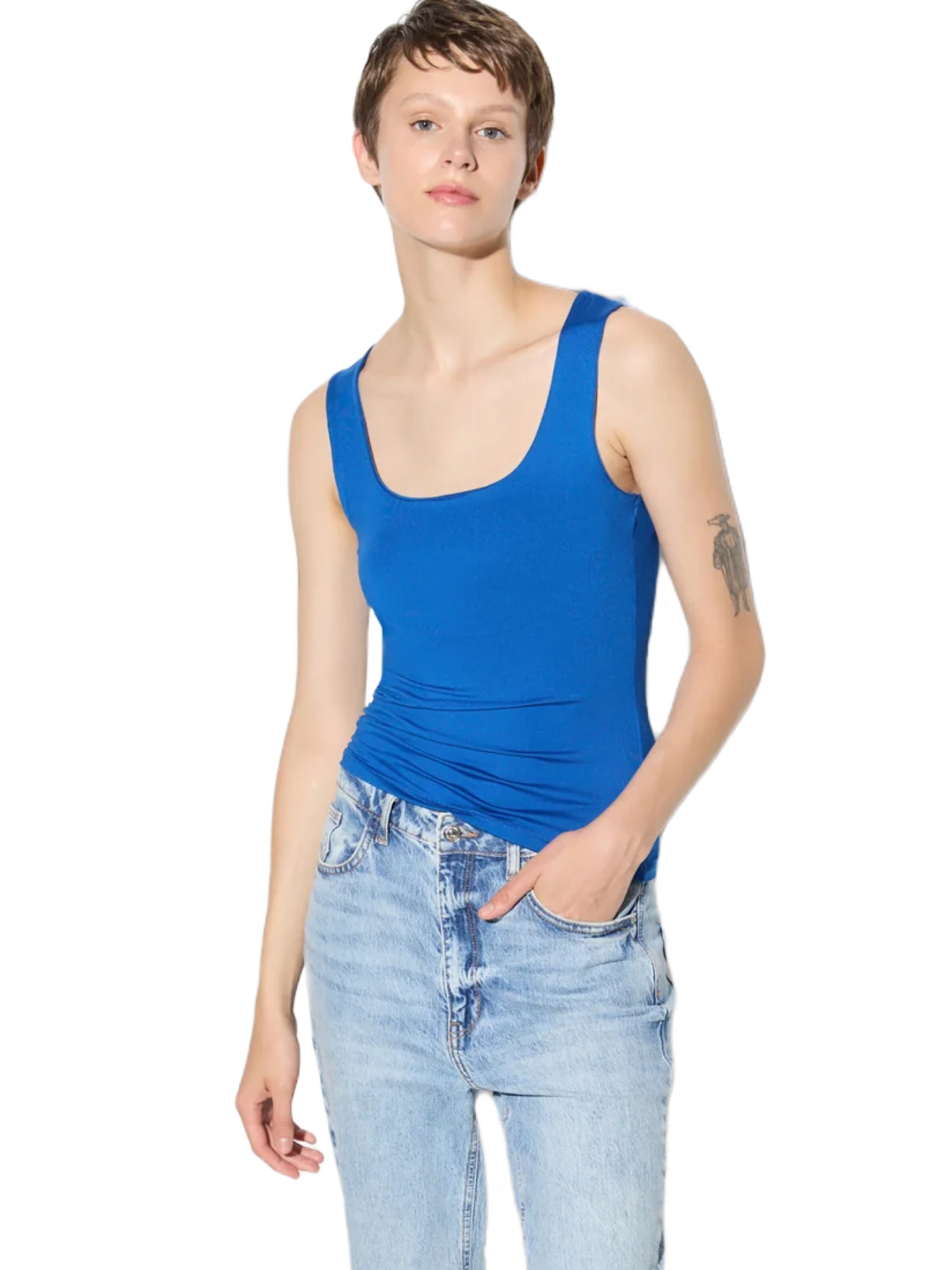 Haut 'Athlet' No Matter What en bleu : devant