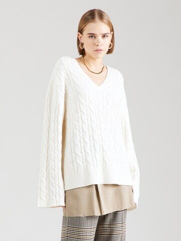 Pull-over NA-KD en blanc : devant