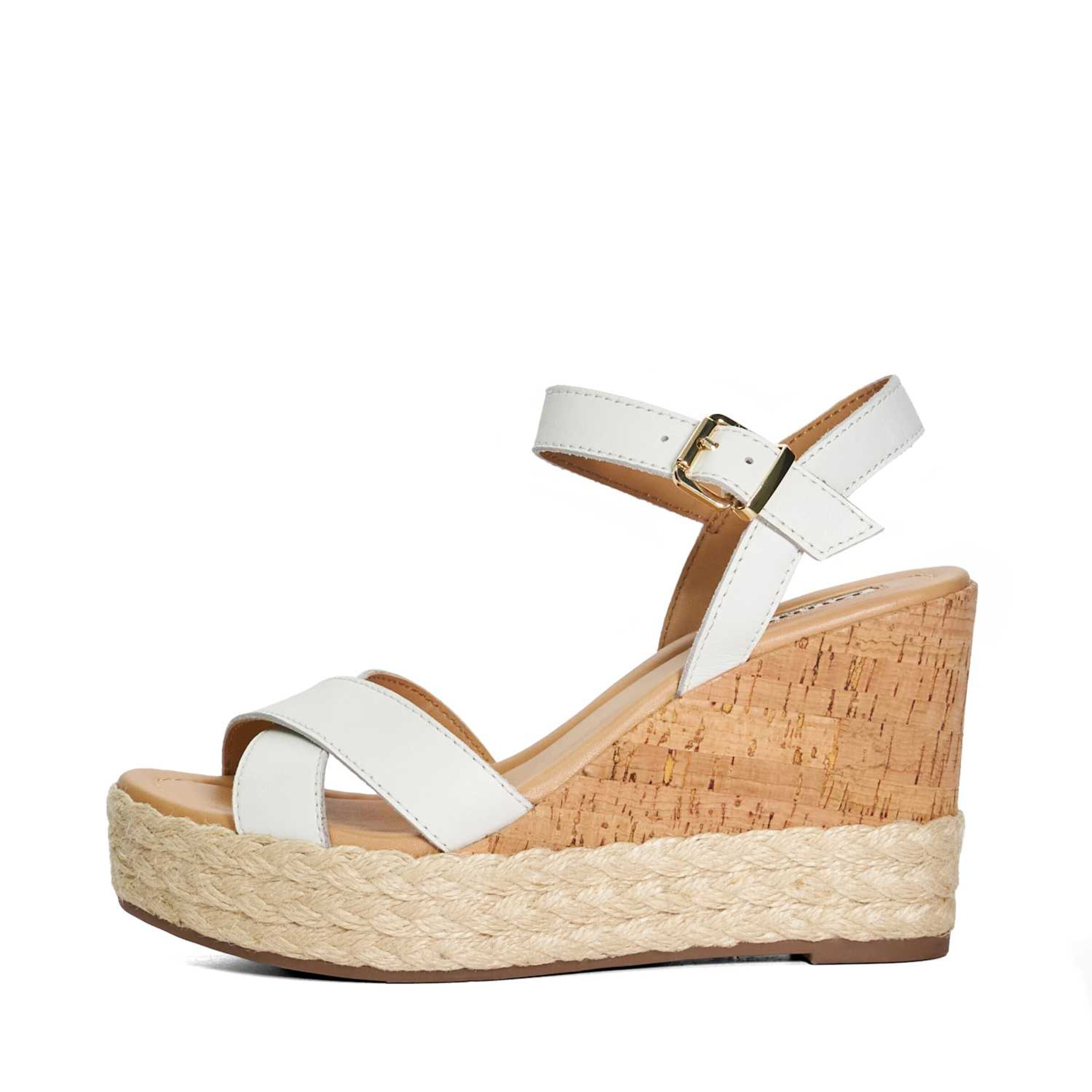 Dune LONDON Sandale 'Kindest' in Weiß