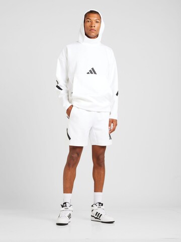 ADIDAS SPORTSWEAR Regular Sports trousers 'Z.N.E.' in White
