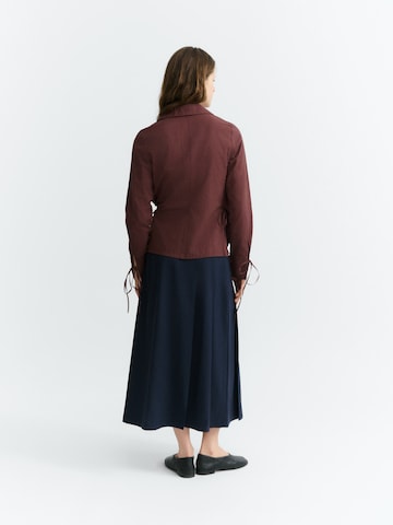 Thinking MU Blouse 'Lenie' in Rood: terug