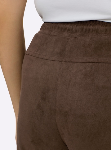 SHEEGO regular Bukser i brun