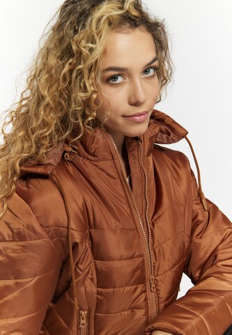 MYMO Between-Season Jacket 'Blonda' in Brown