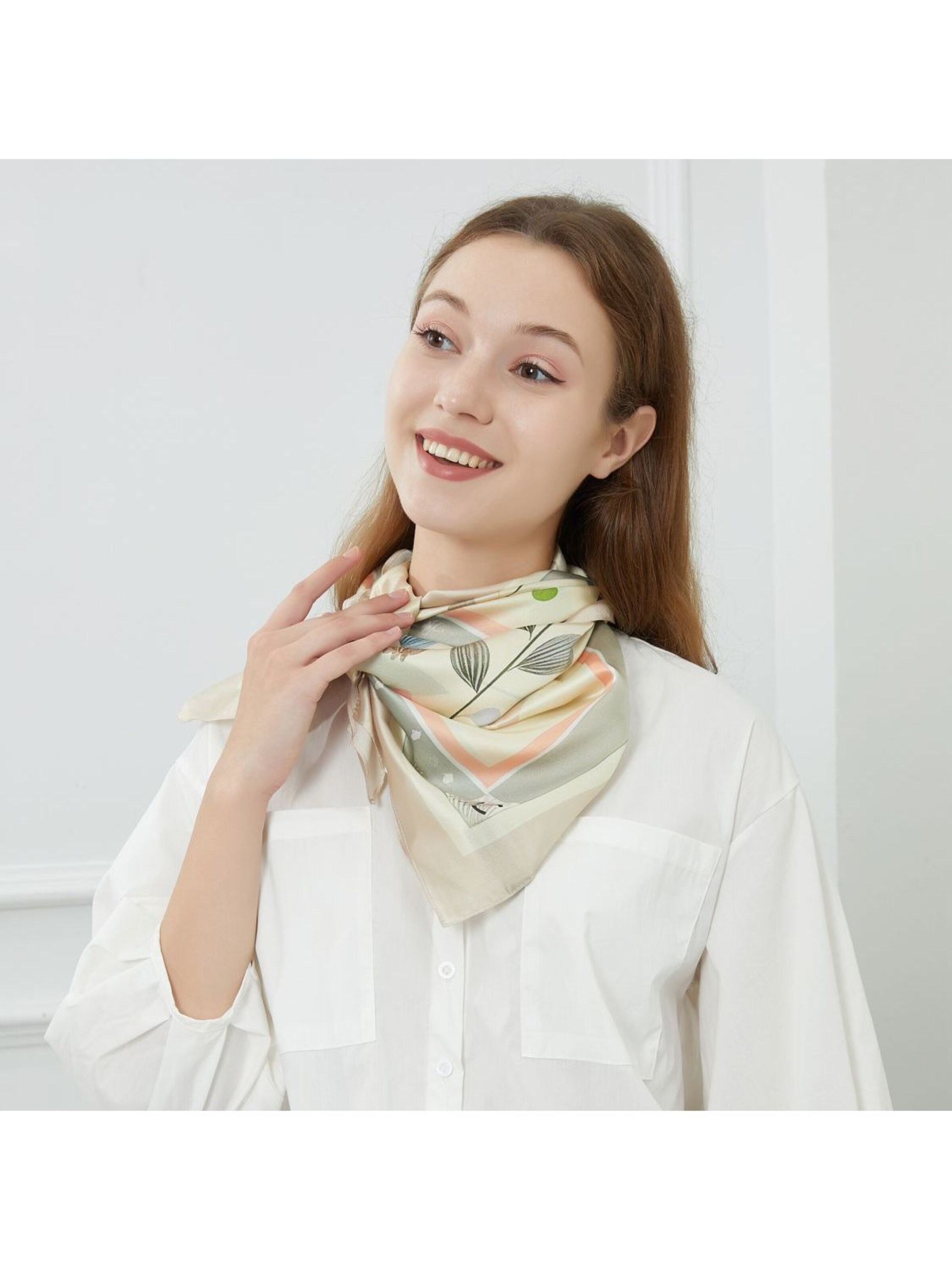 Écharpe 'Nature Zoé' alberto cabale en orange