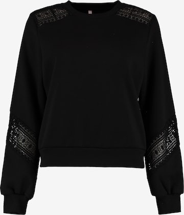 Hailys Sweatshirt 'Id44a' in Zwart: voorkant