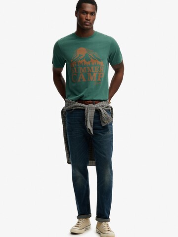 Superdry & Co T-shirt 'Retro Outdoor' i grön