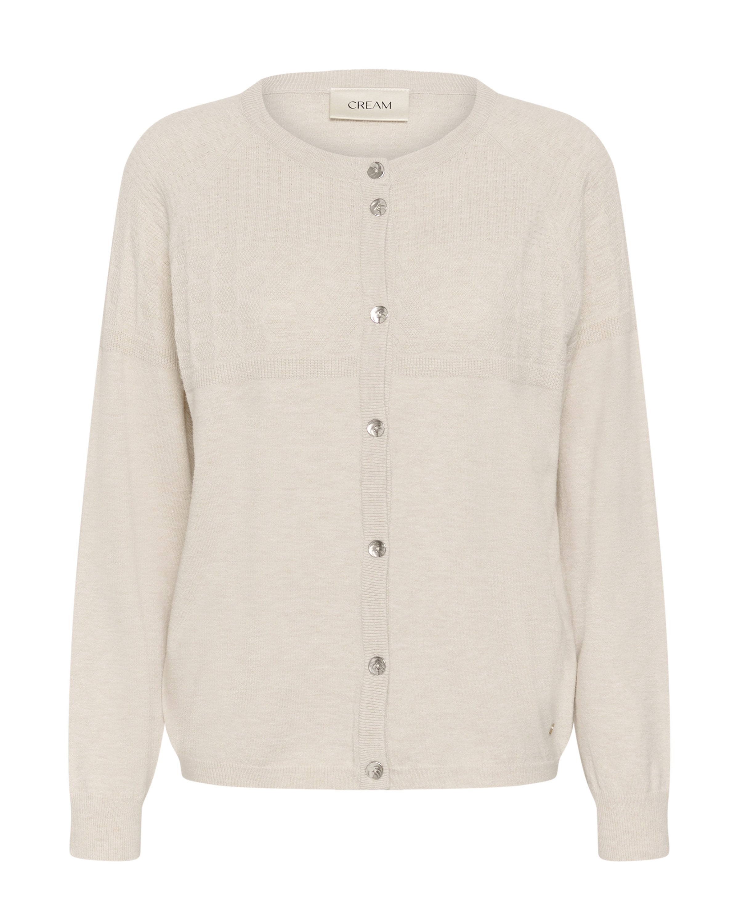 Cream Cardigan 'CRDela' i beige: forside