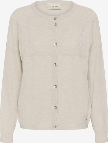Cream Gebreid vest 'CRDela' in Beige: voorkant