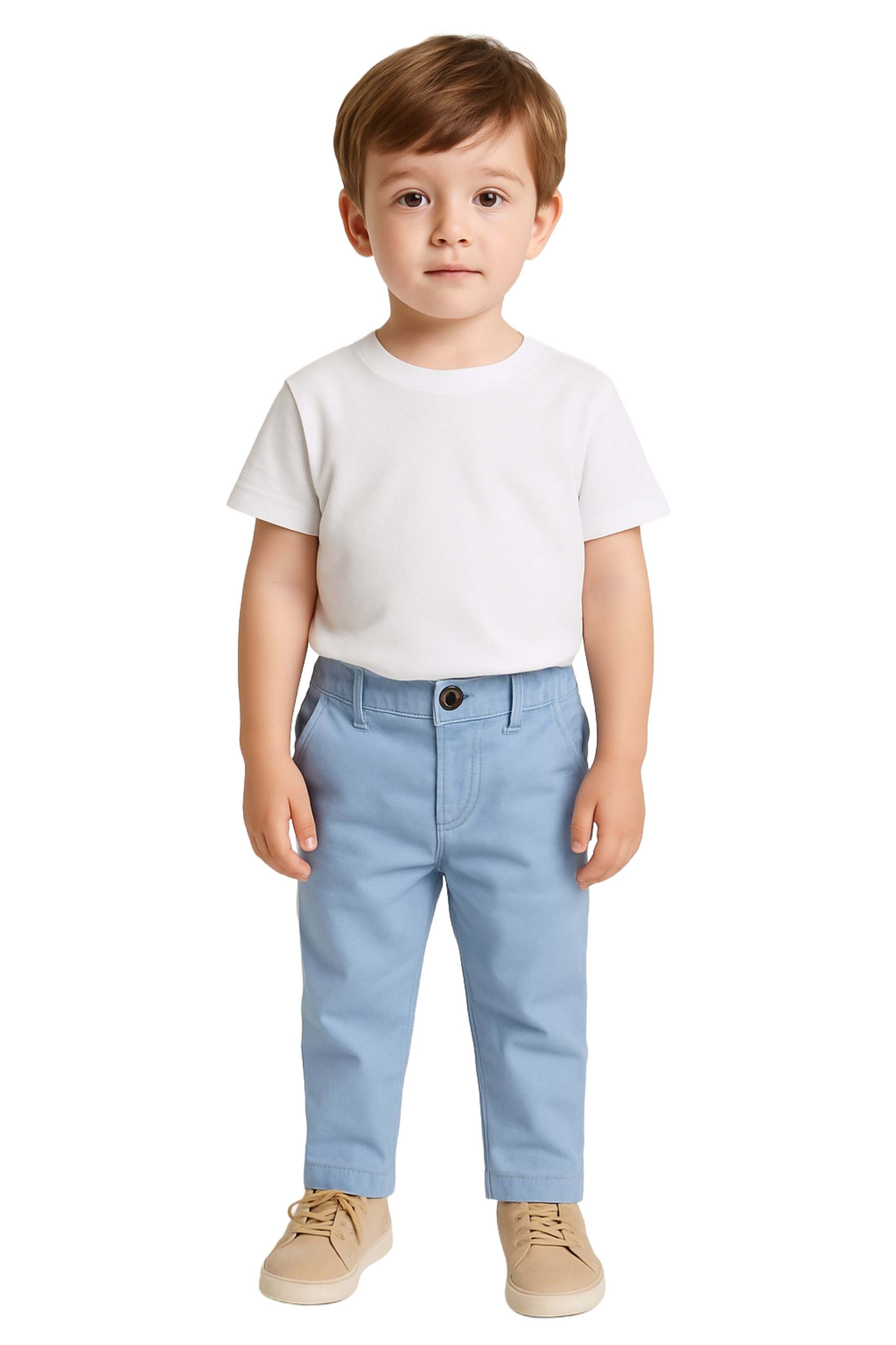 Panço Regular Pants in Blue: front