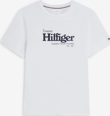 T-Shirt 'NAUTICAL' TOMMY HILFIGER en blanc : devant