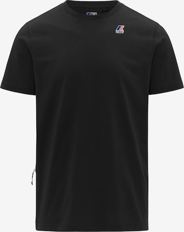 K-Way Shirt 'LEONIDE' in Schwarz: Vorderseite