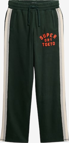 Pantalon de sport 'Vintage Athletic' Superdry en vert : devant