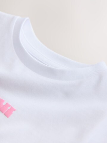 T-Shirt Next en blanc