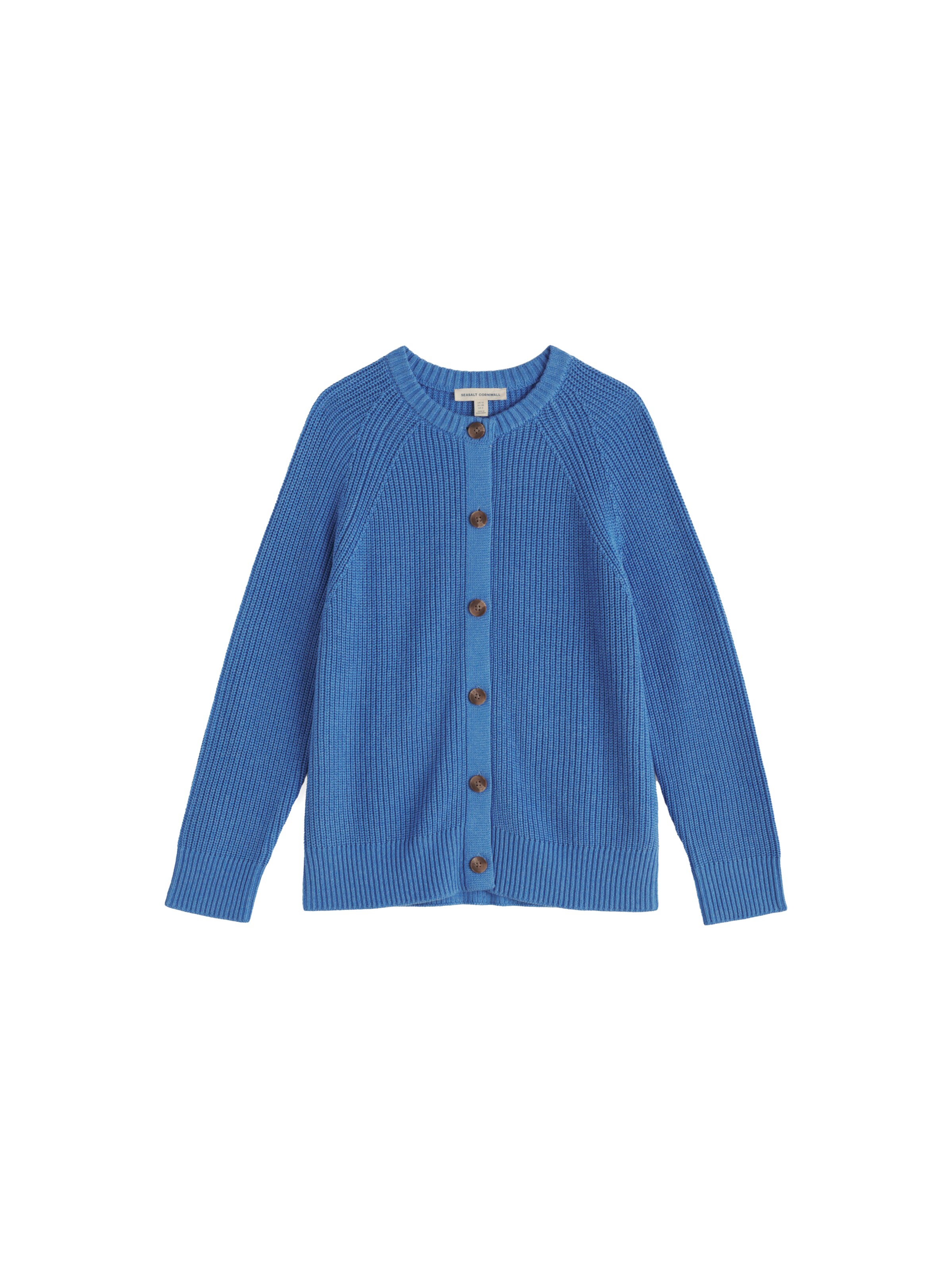 Cardigan 'Potters Meadow' Seasalt Cornwall en bleu : devant