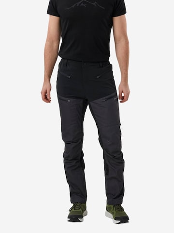 Regular Pantalon outdoor 'Nordkap' SWEDEMOUNT en gris : devant