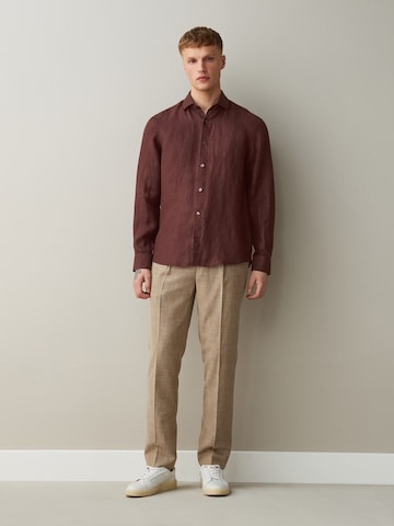 Coupe regular Chemise Next en marron