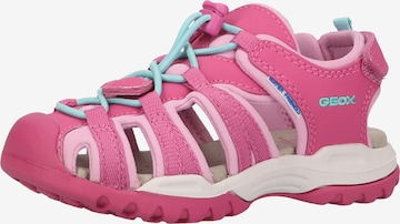 Sandales GEOX en rose : devant