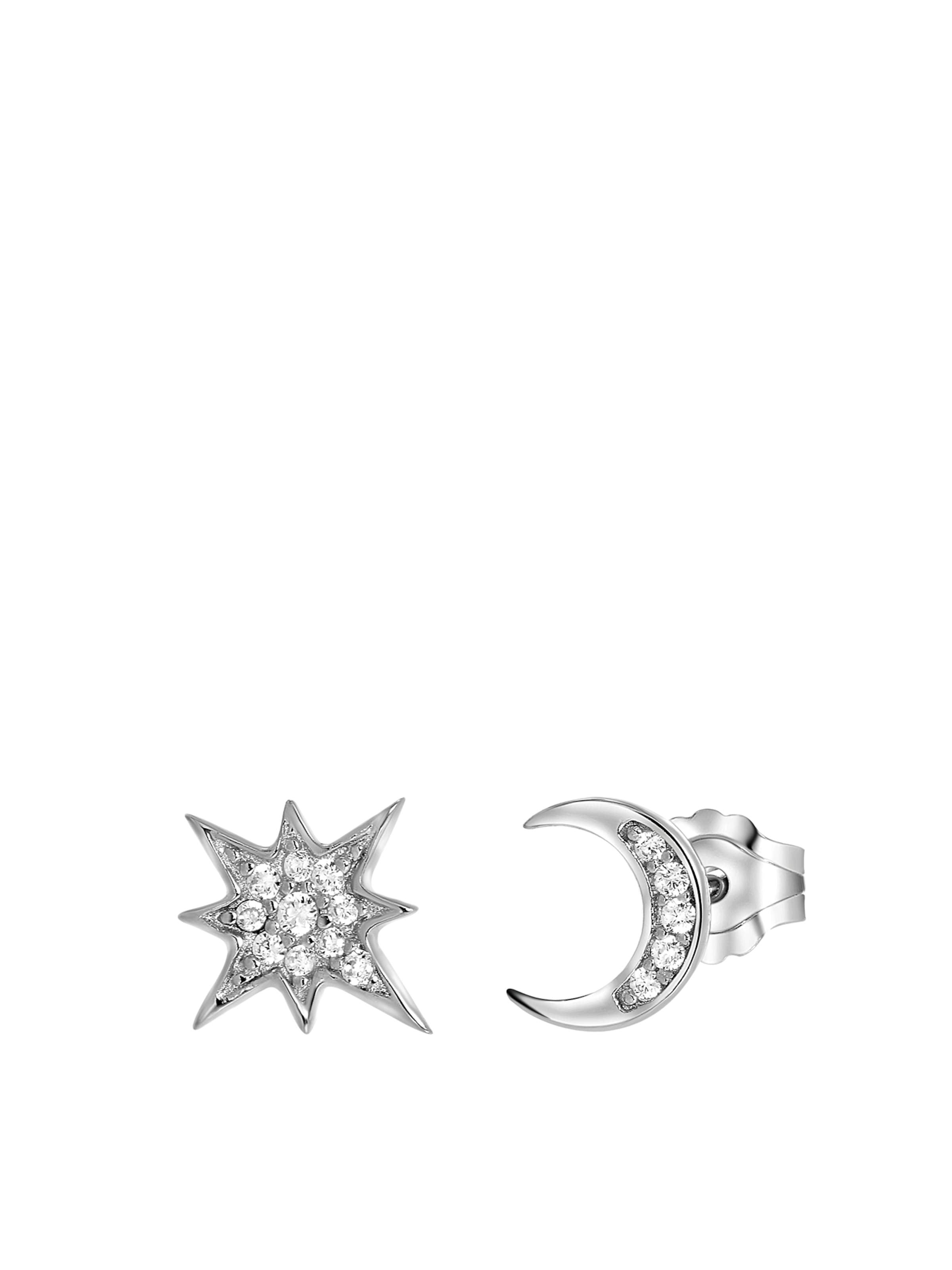 Lucardi Oorbellen in Zilver: voorkant