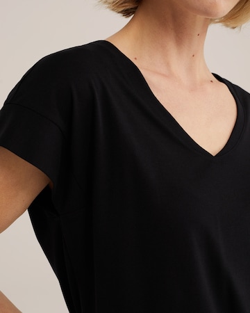 WE Fashion Тениска в черно