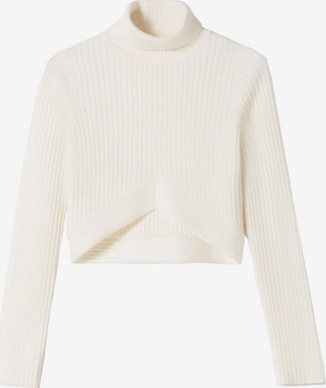 Bershka Pullover in Beige: predná strana