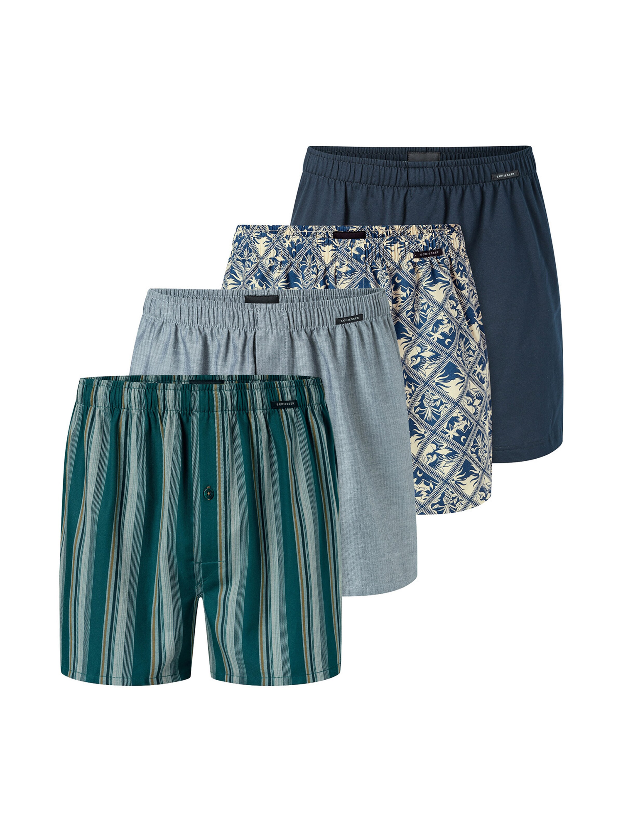 Boxers ' Multi ' SCHIESSER en mélange de couleurs : devant