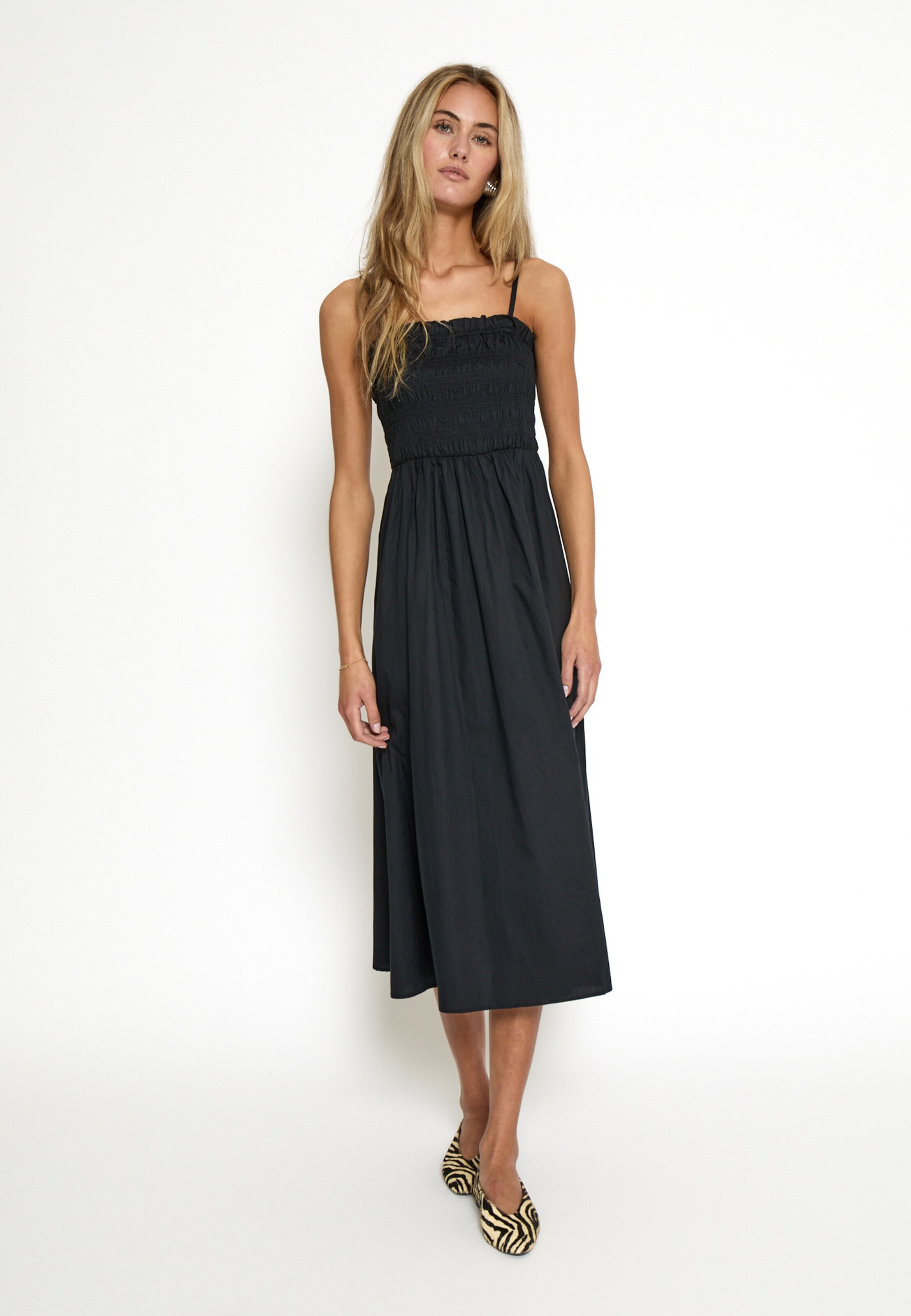 DESIRES Letnia sukienka 'Gabrielle' w kolorze czarny: przód