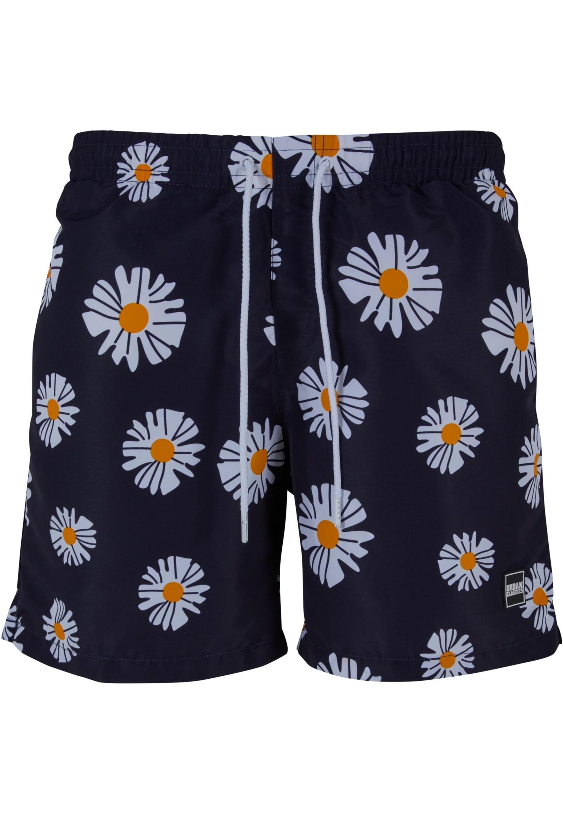 Urban Classics Plavecké šortky - Modrá: predná strana