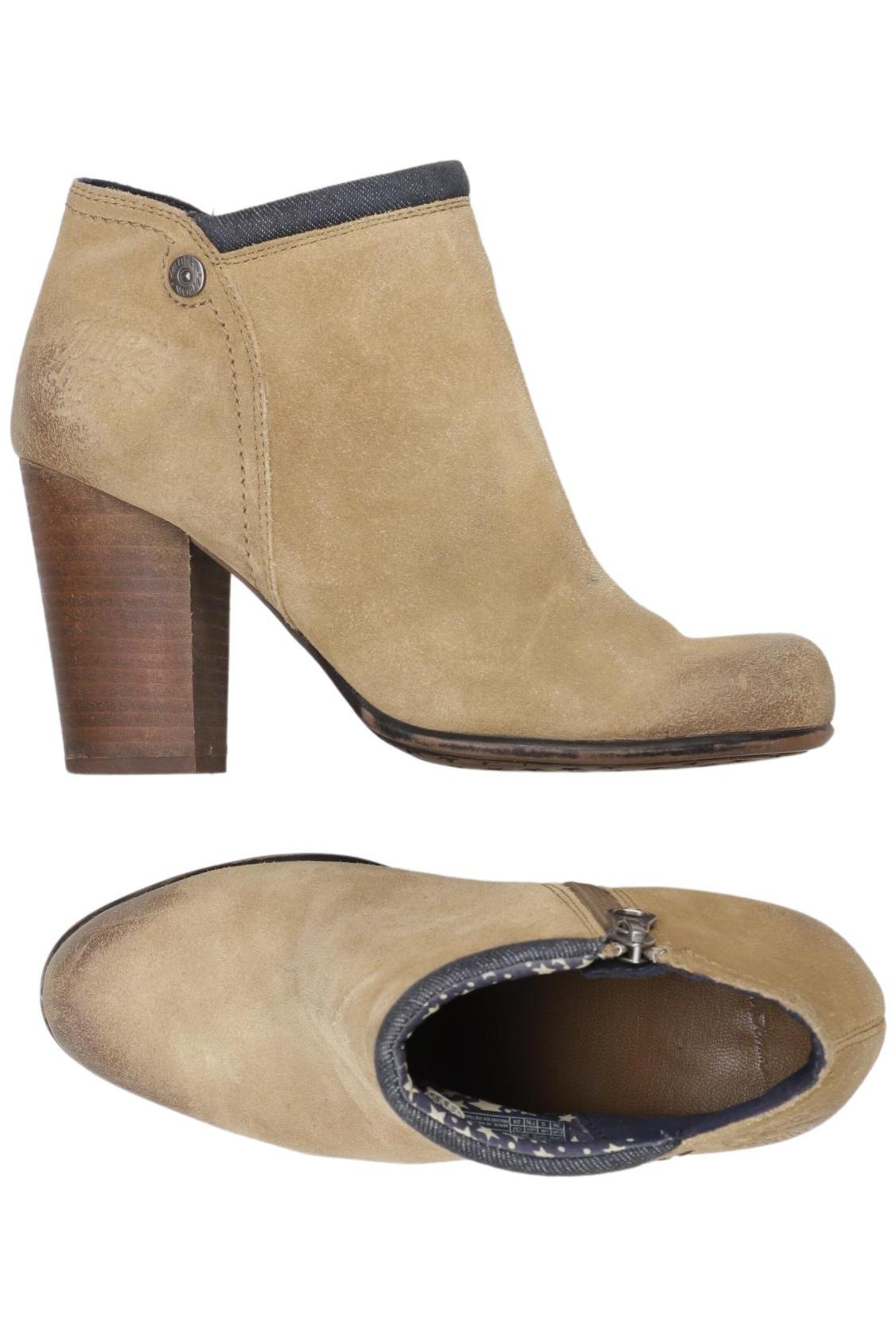 Tommy Jeans Dress Boots in 38 in Beige: front