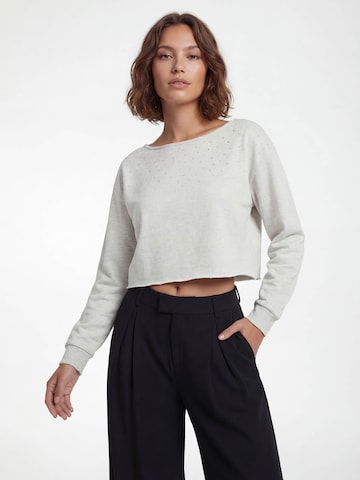 MYLAVIE by Sarah Harrison Mikina - Sivá: predná strana