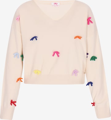 MYMO Trui 'Comfy' in Wit: voorkant