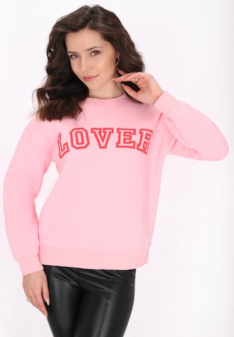 faina - Sudadera 'Fashion Look' en rosa: frente