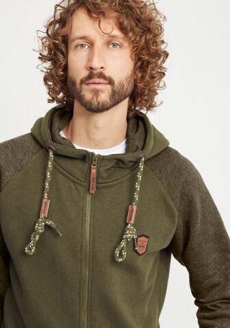 Giacca di felpa 'Terence' di INDICODE JEANS in verde