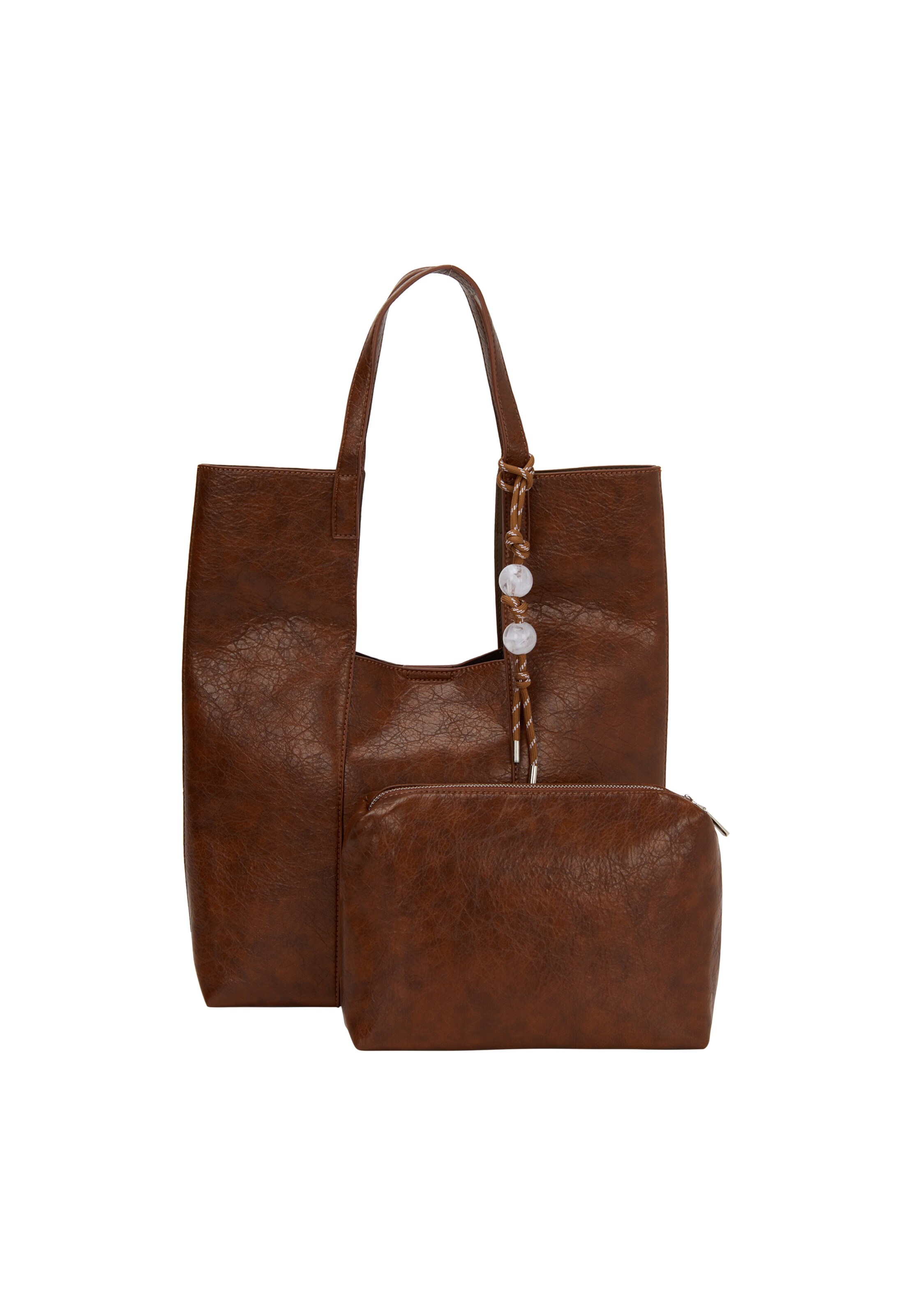 usha WHITE LABEL Shopper in Bruin: voorkant