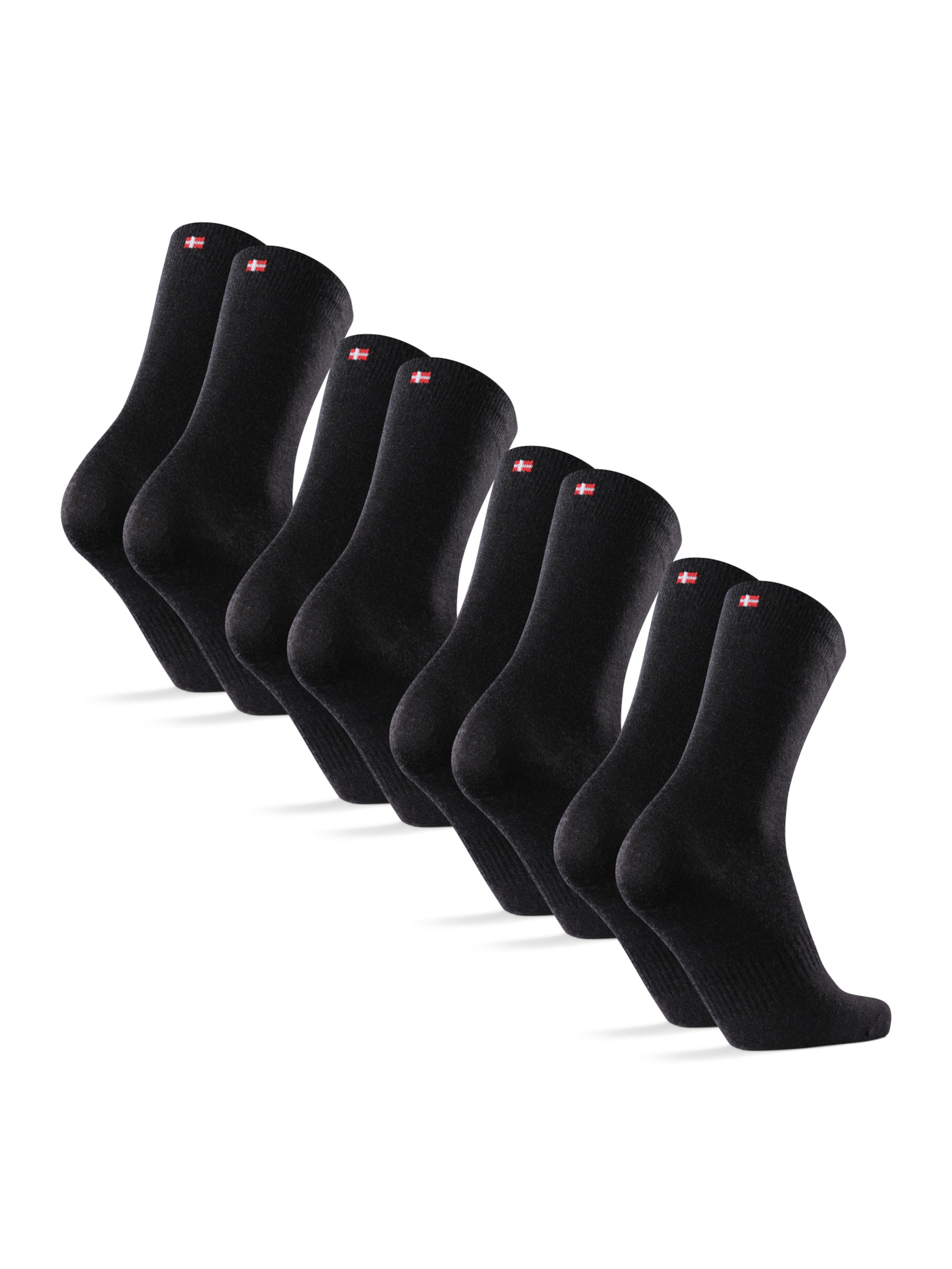 Chaussettes de sport DANISH ENDURANCE en noir