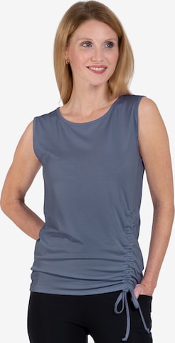 Magadi Sporttop 'Diana' in Blau: Vorderseite