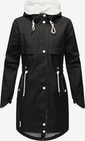 NAVAHOO Raincoat 'Xankaa' in Black: front