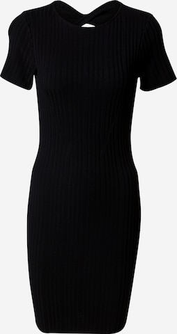 GUESS Knit dress 'ANNE' in Black: front