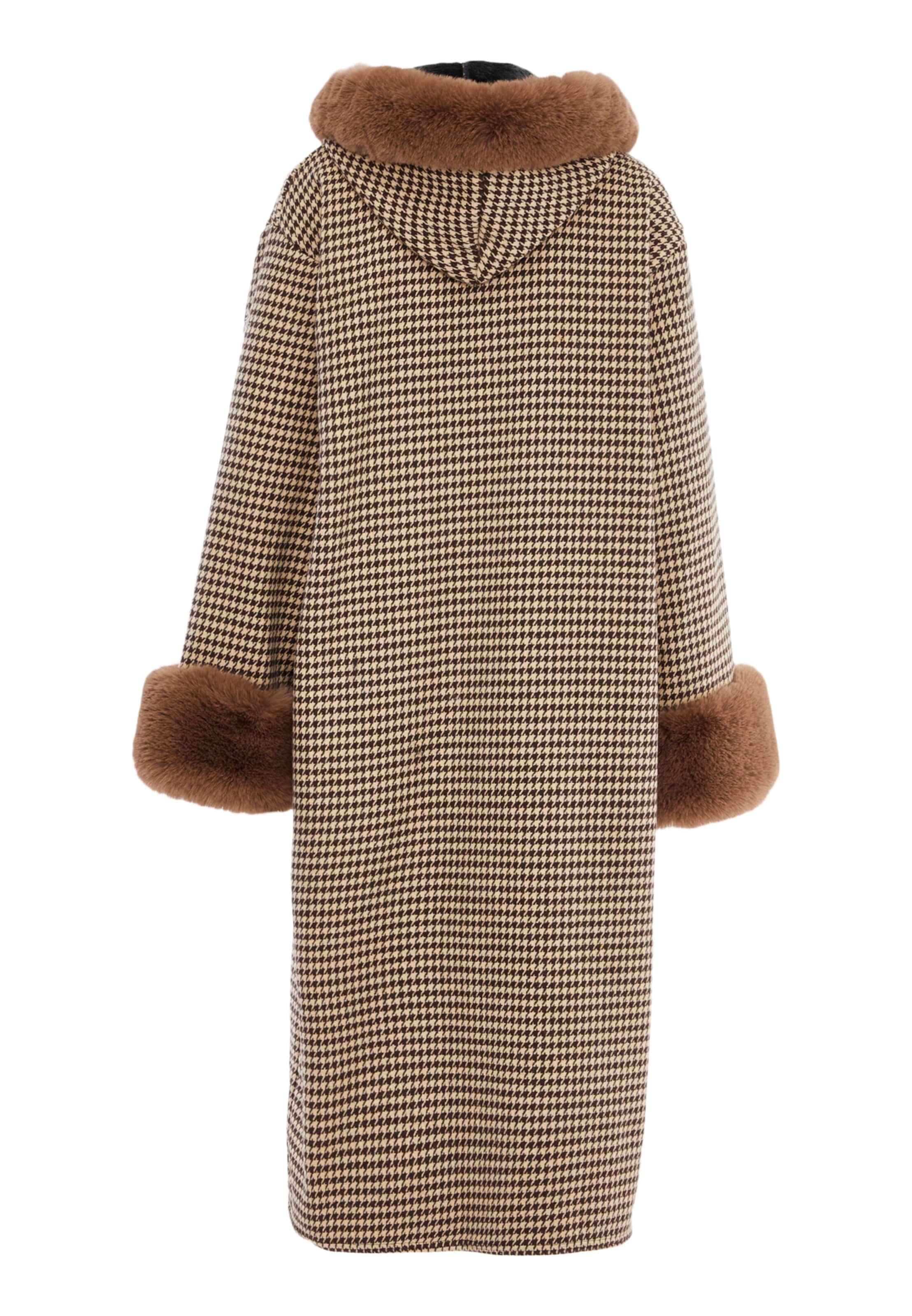 FRAULLY Кейп в Коричневый