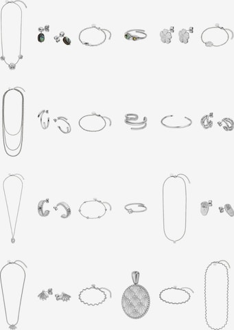 PURELEI Jewelry set ' 2026 ' in Silver: front