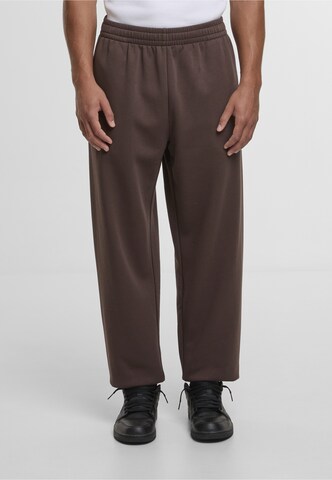 Tapered Pantaloni 'Signature Essential' di Karl Kani in marrone: frontale