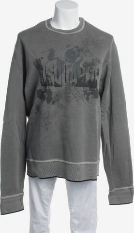 DSQUARED2 Sweatshirt & Zip-Up Hoodie in M in Grey: front