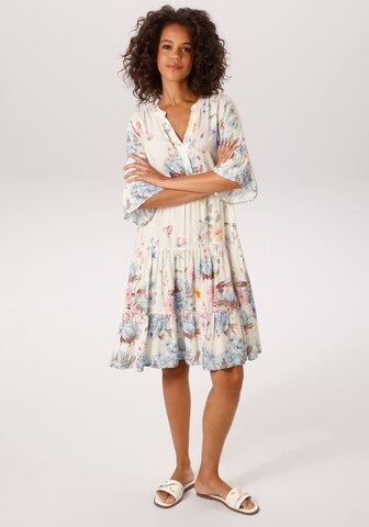 Aniston CASUAL Kleid in Weiß