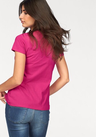 FRUIT OF THE LOOM Shirt in Pink