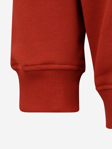 Urban Classics - Sweatshirt 'Basic Terry Crew' em vermelho