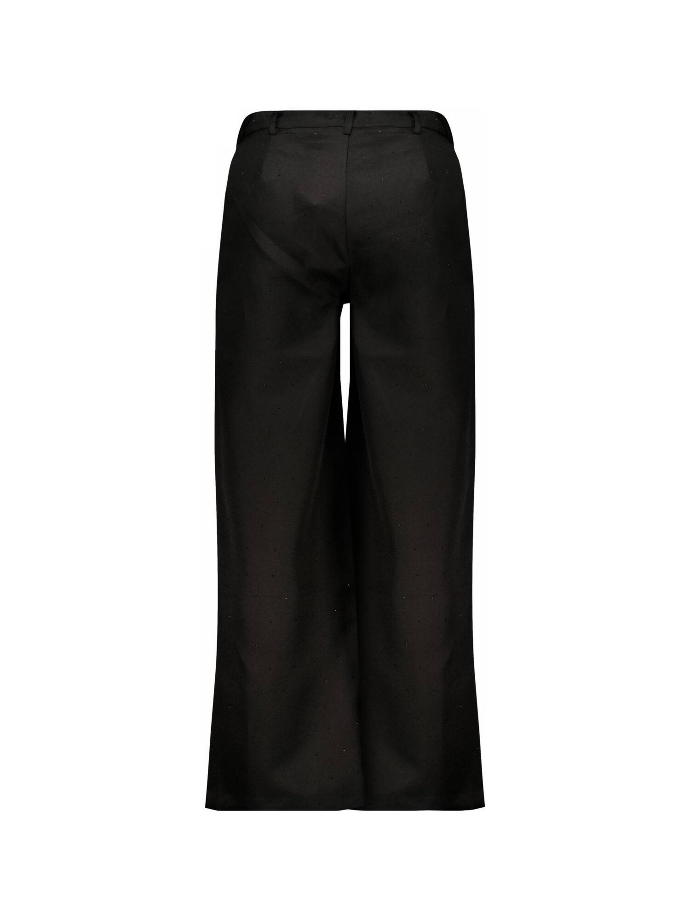 Wide Leg Pantalon 'Ikielle' Deeluxe en noir