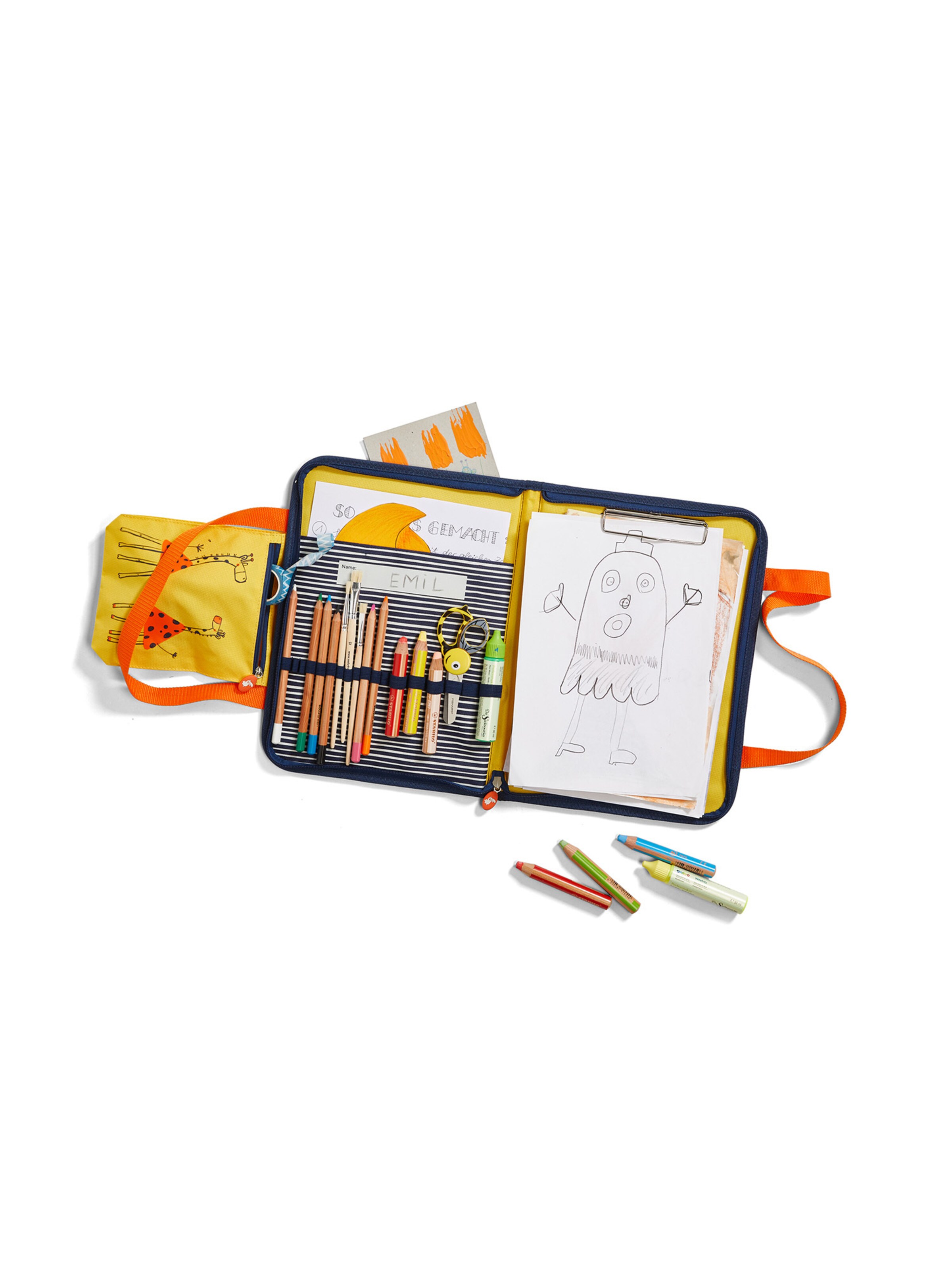 Jeux ' Mitnehm-Kreativtasche ' HABA en bleu