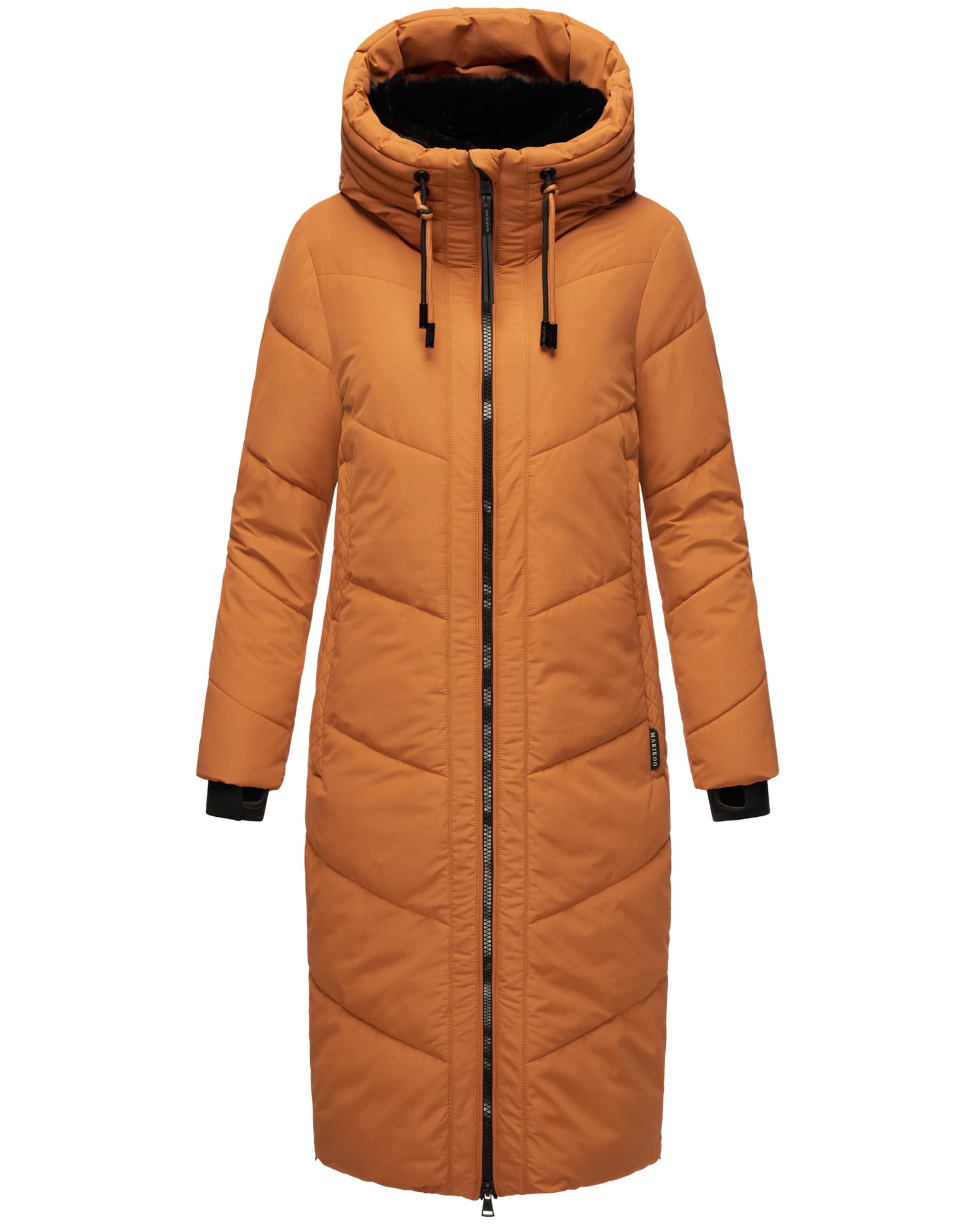 MARIKOO Winter coat 'Nadaree XVI' in Orange: front