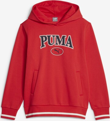 PUMA Athletic Sweatshirt 'SQUAD' in Red: front