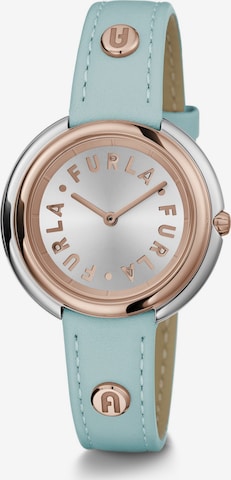 FURLA Analog Watch 'Icon Shape' in Blue: front